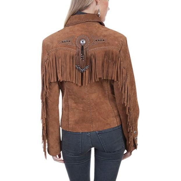 Scully Concho Beaded Fringe Women's Jacket L152-81